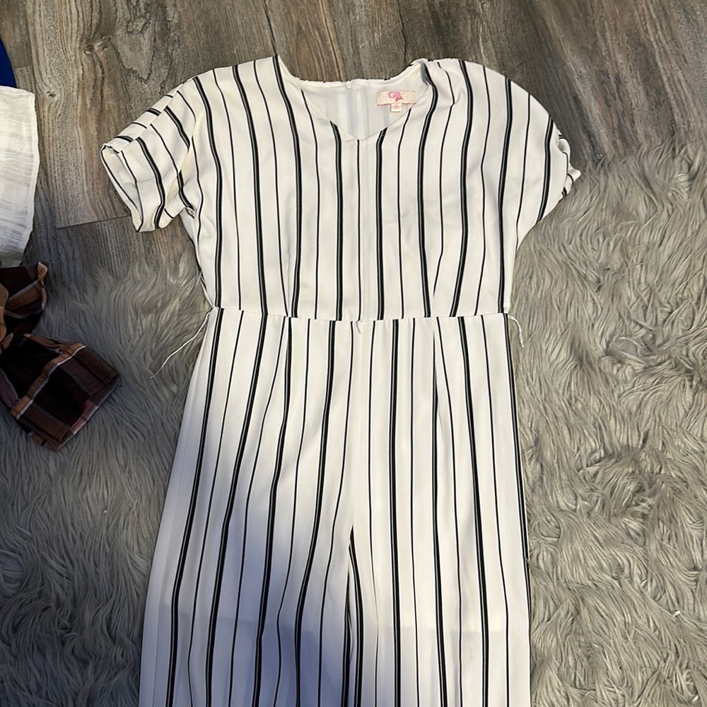 Black and White Romper
